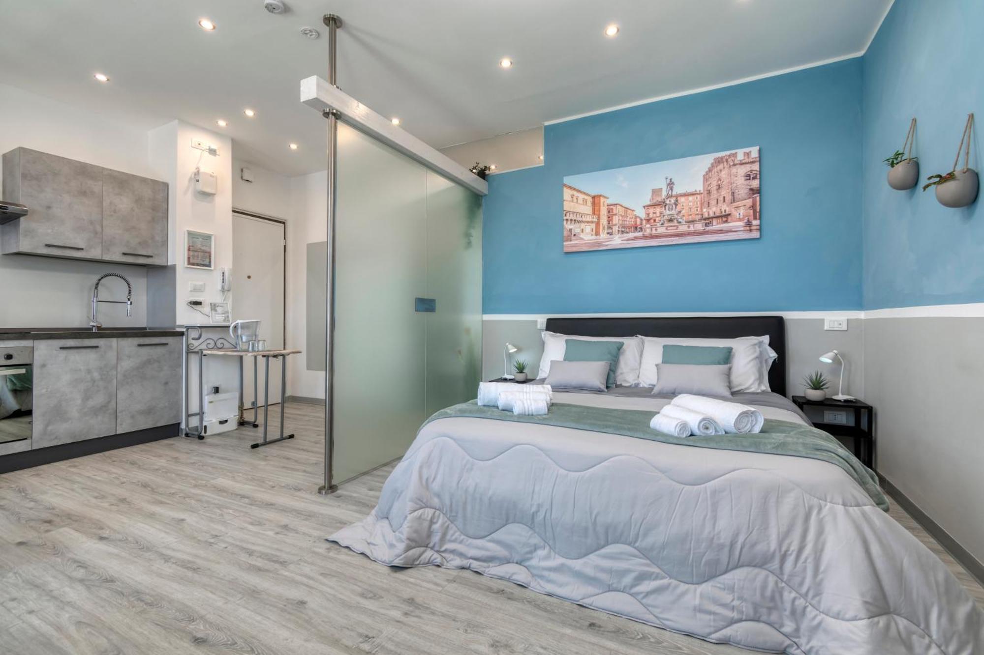 Front Station Apartment - Stazione Centrale Di 볼로냐 외부 사진
